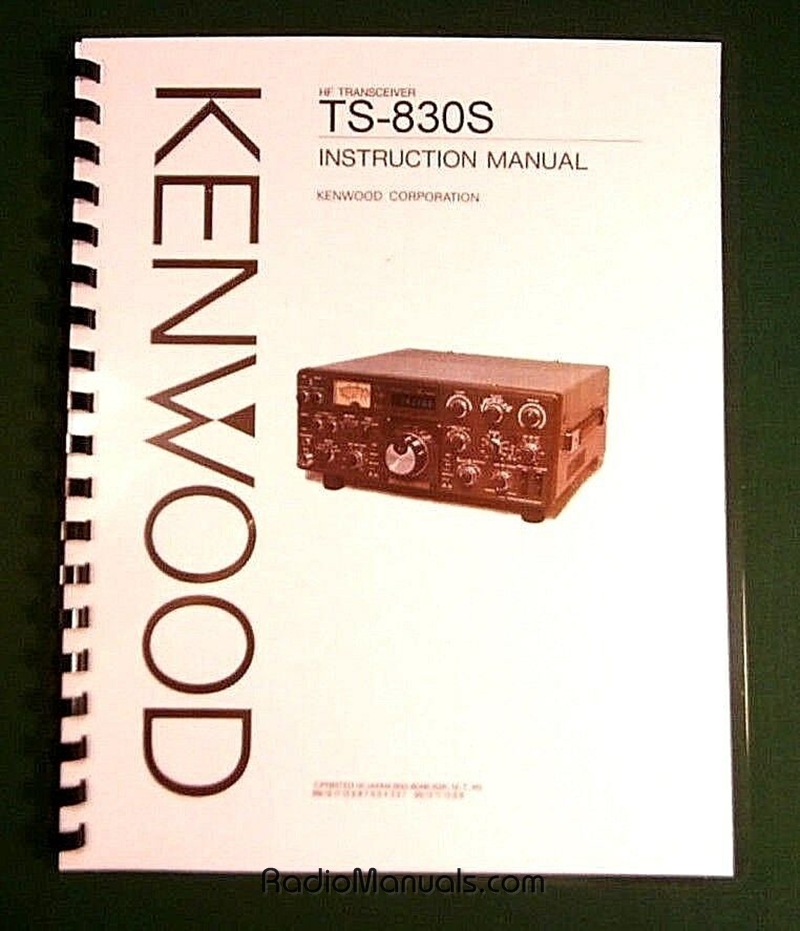 Kenwood TS-830S Instruction Manual